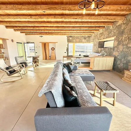 Semesterbostad Casita Tahona Con Vistas De Infarto Al Mar Y Volcanes Con Absoluta Privacidad Parque Holandes