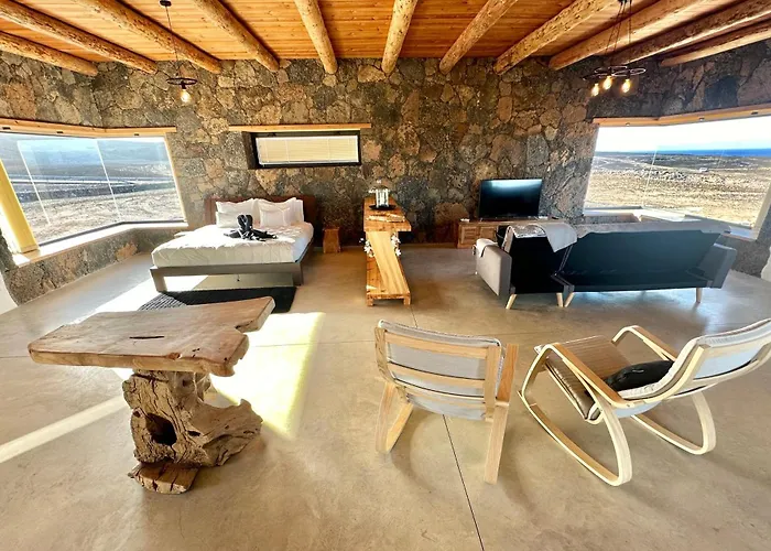 Casita Tahona Con Vistas De Infarto Al Mar Y Volcanes Con Absoluta Privacidad Parque Holandes