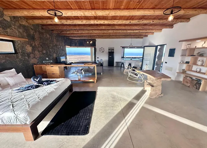 بيت للعطل Casita Tahona Con Vistas De Infarto Al Mar Y Volcanes Con Absoluta Privacidad *