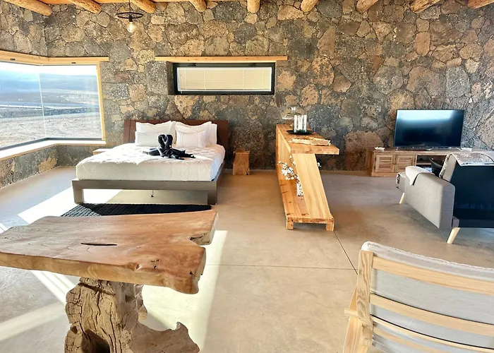 Casita Tahona Con Vistas De Infarto Al Mar Y Volcanes Con Absoluta Privacidad Casa de Férias