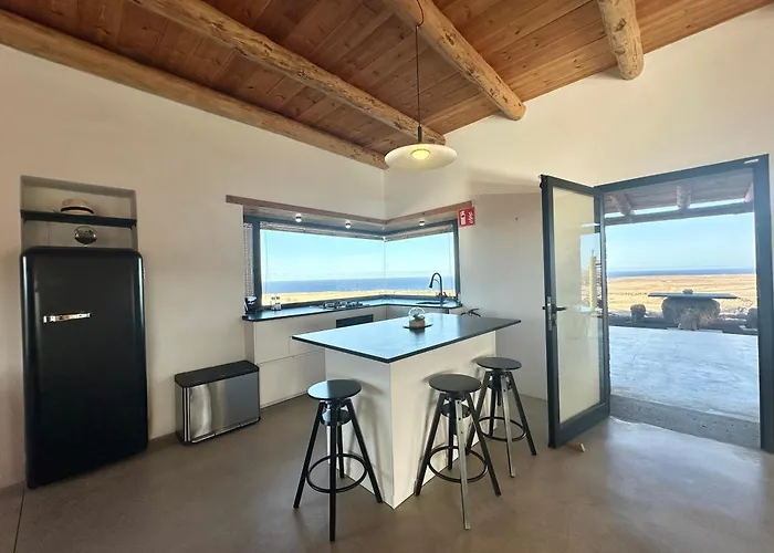 Casita Tahona Con Vistas De Infarto Al Mar Y Volcanes Con Absoluta Privacidad Casa de Férias